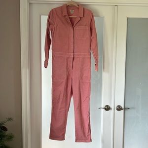 Worn once J. Crew Foundry corduroy jumpsuit